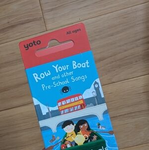 Row Your Boat Pre-School Songs Card